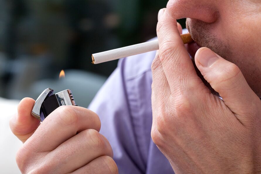 fumar como causa de prostatite crônica