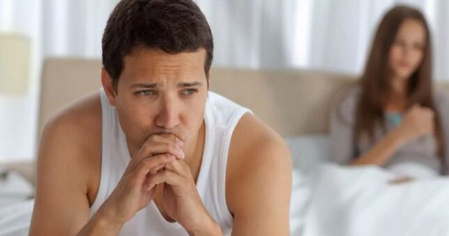 Sintomas de prostatite forçam um homem a evitar relações sexuais